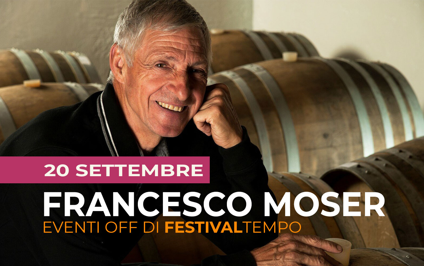 Evento off di FestivalTempo il 20 settembre 2025 in compagnia di Moser a Uscio